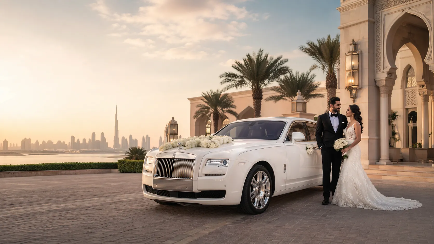 M9 AUTOS wedding car rental Dubai