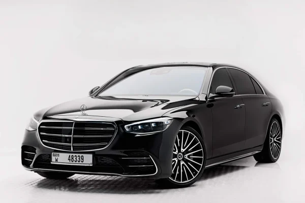 Rent Mercedes Benz S500 Black Dubai