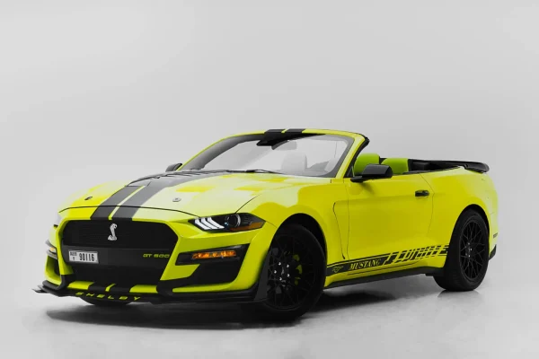 Ford Mustang Convertible rental Dubai