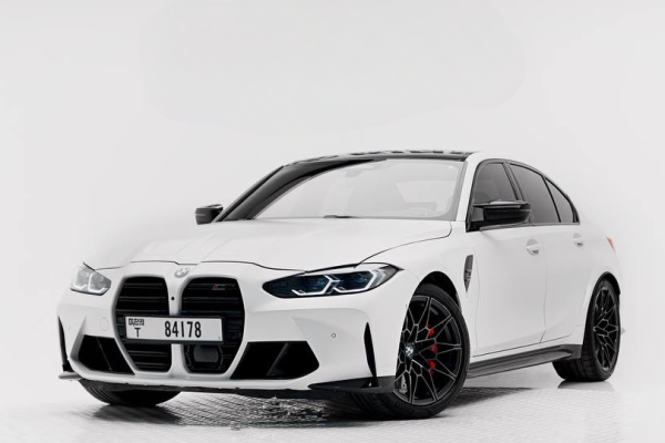 Rent BMW white in Dubai